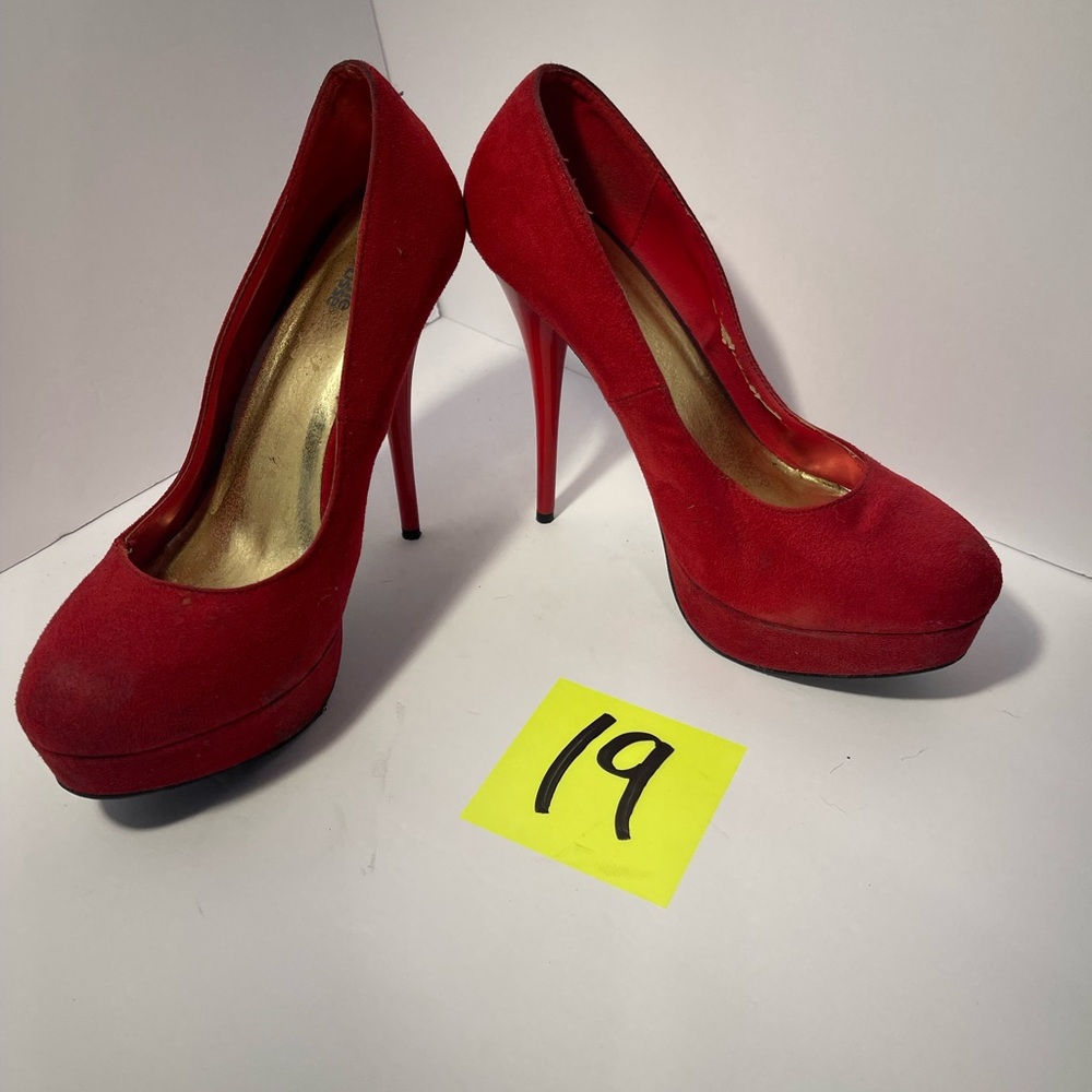 Elegant Red High Heels